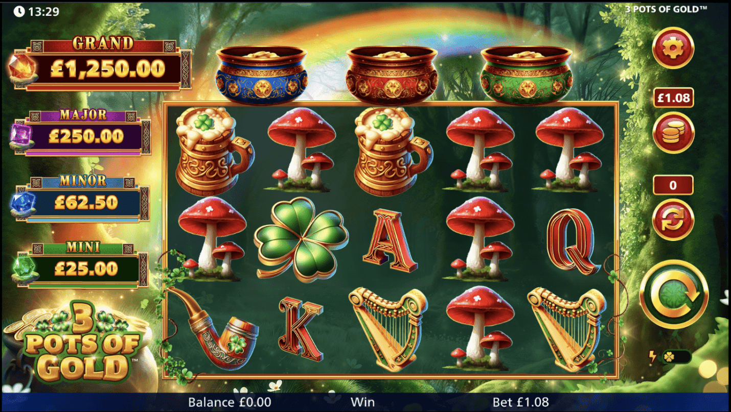 3 Pots of Gold Slot Review 2026 