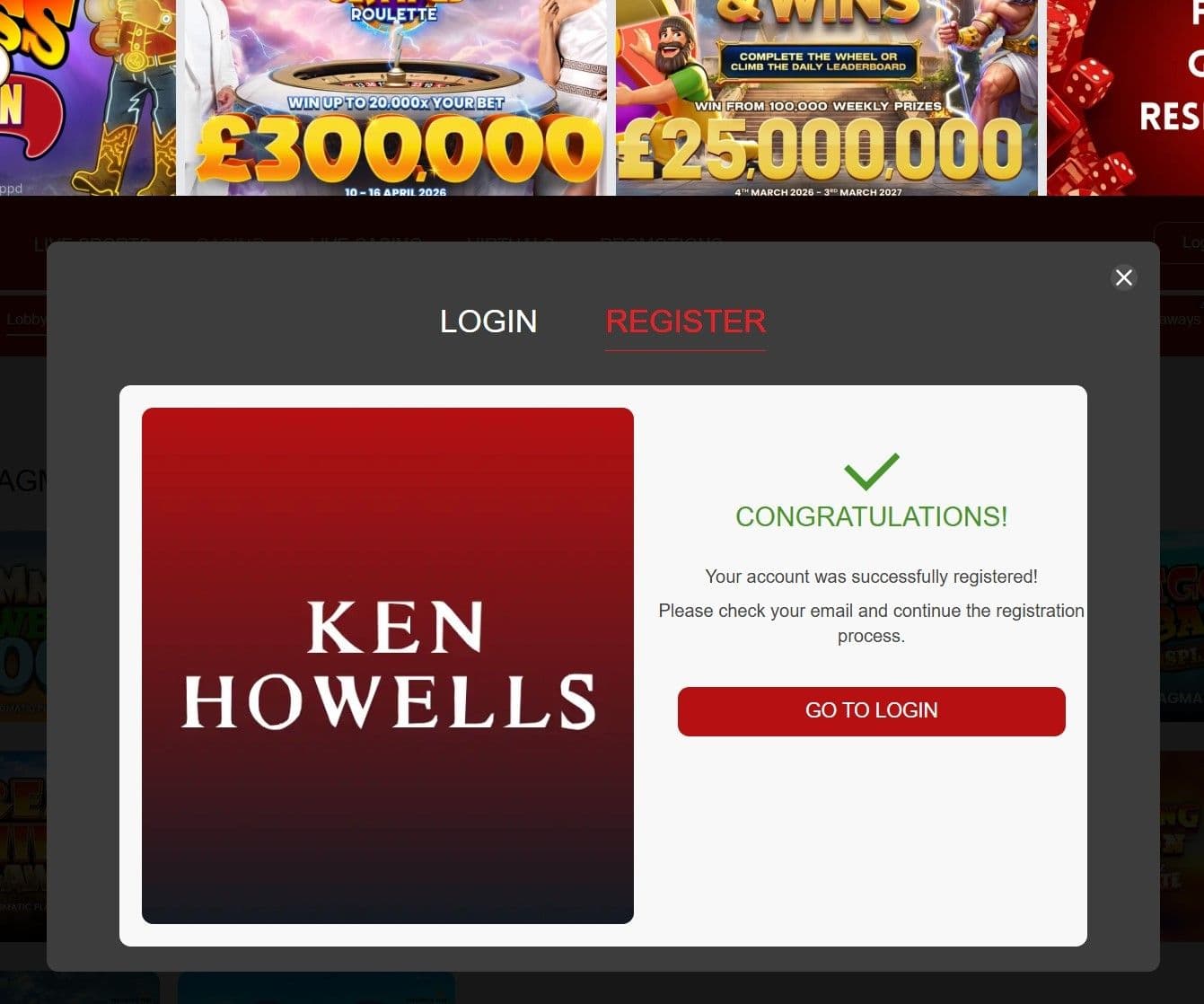 Activate your account via the email link 