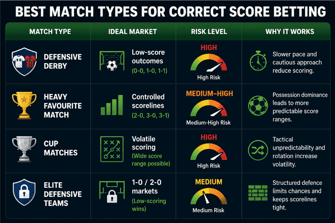 Best Football Matches for Correct Score Analysis