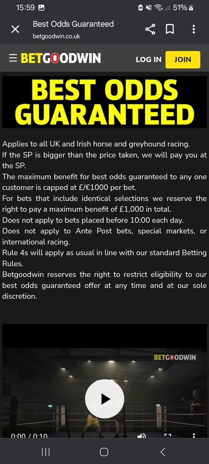 Best Odds Guaranteed