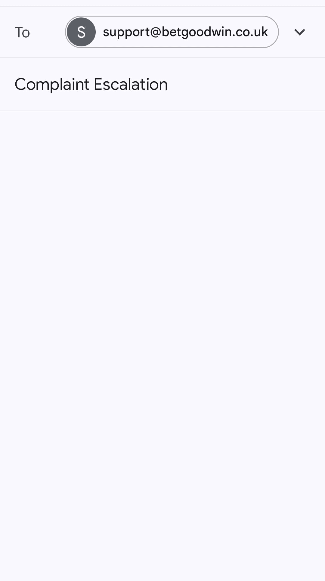 Betgoodwin Complaint Procedure 