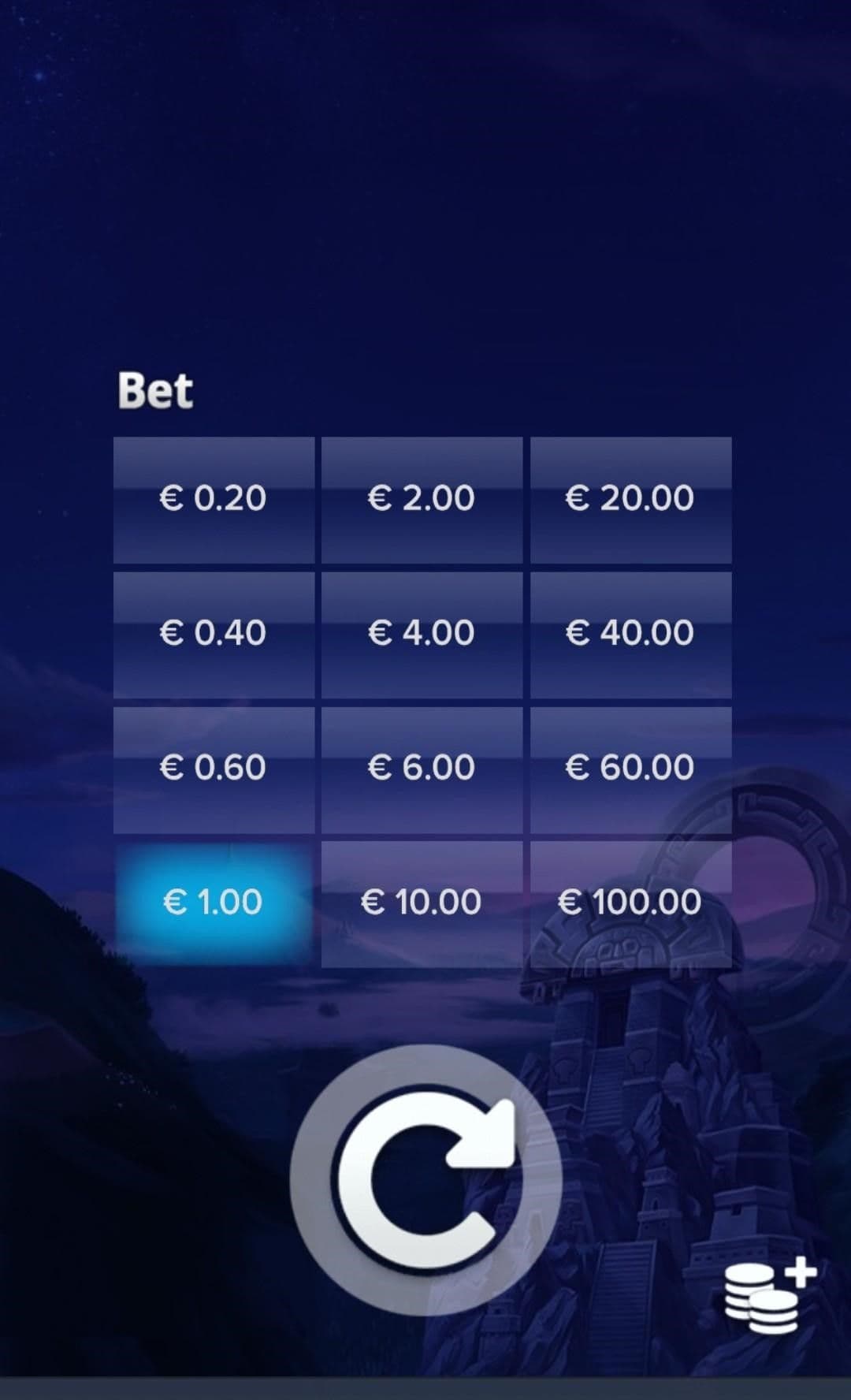 Betting Range CYGNUS 6