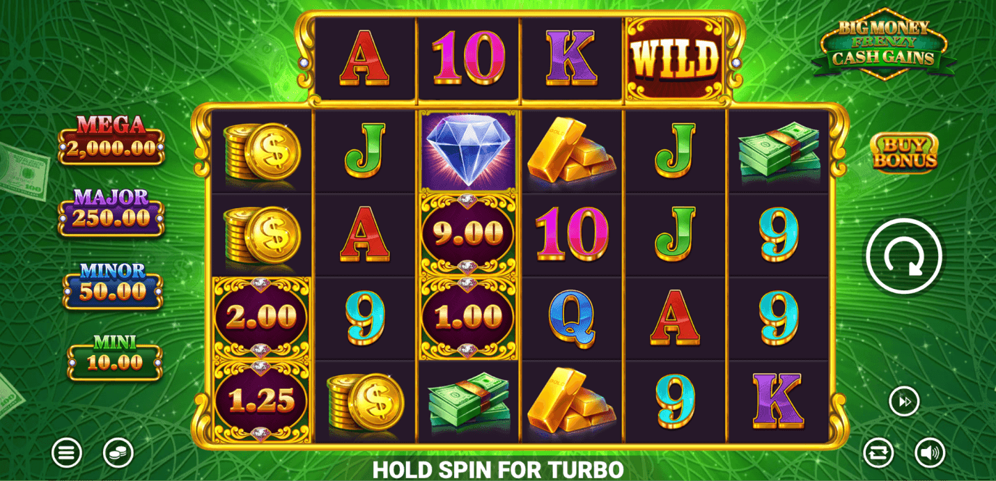 Big Money Frenzy Cash Gains Slot Review