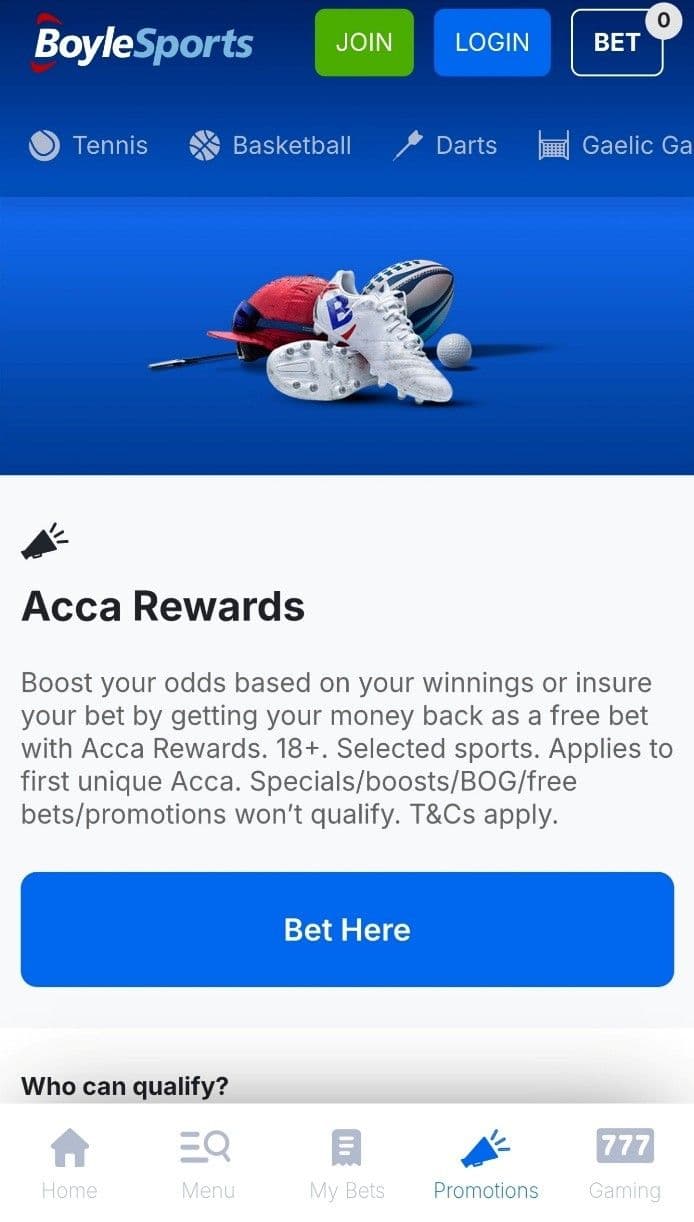 Boylesports Sports Betting Promotions 