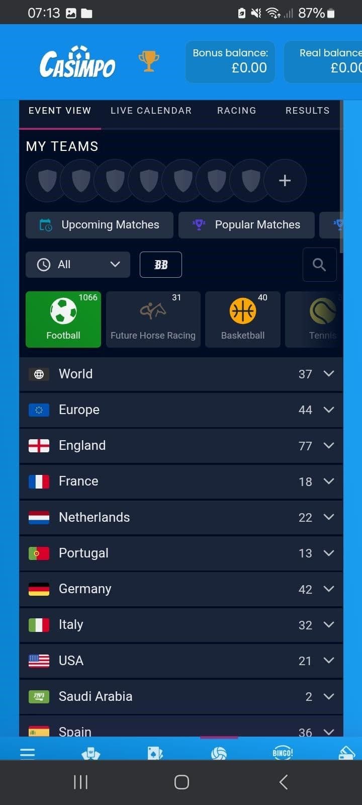 Casimpo Sports Betting Review