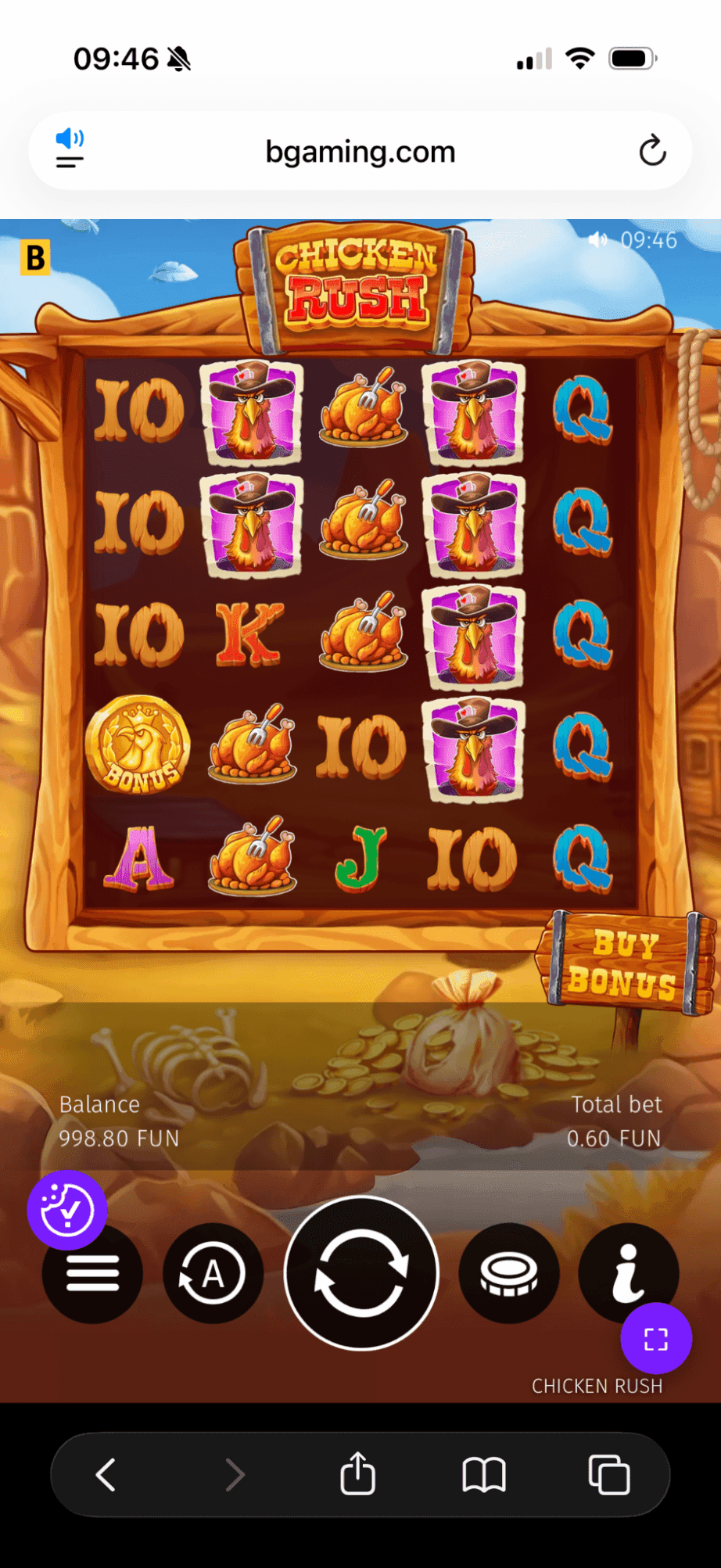 Chicken Rush Demo Version and Free Play 