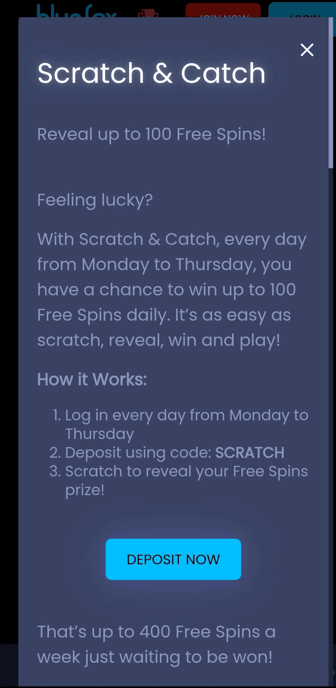 Choose Your Bonus