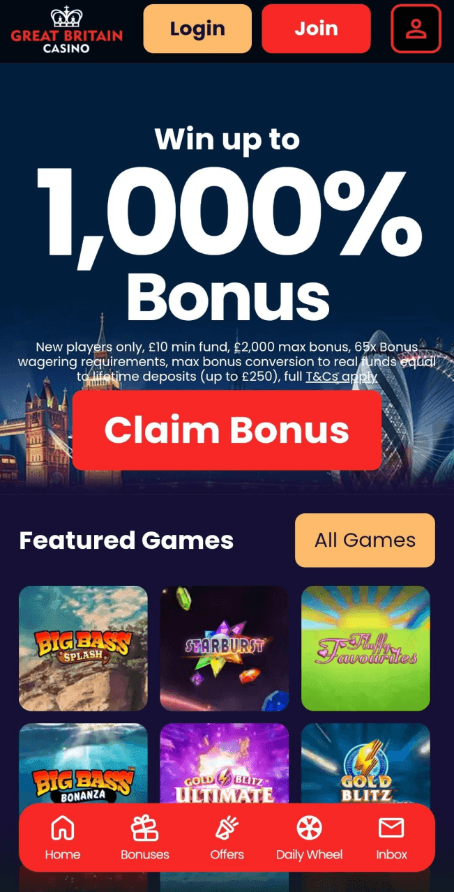 Choose a trusted UK casino like Great Britain Casino.