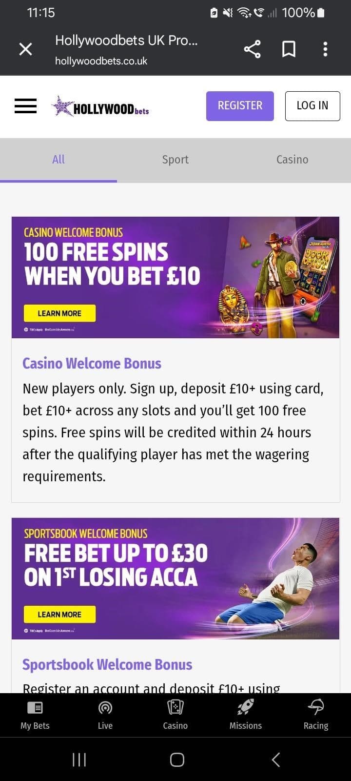 Choose a trusted site