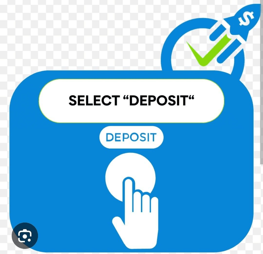 Click on the Deposit button