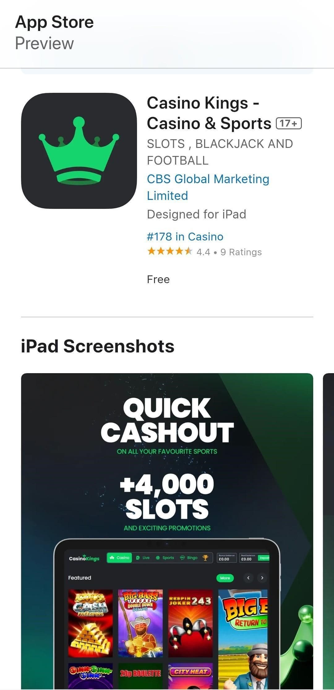 Click on the app to begin downloading