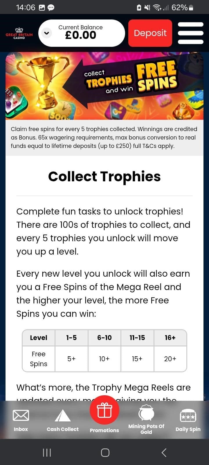 Collect Trophies
