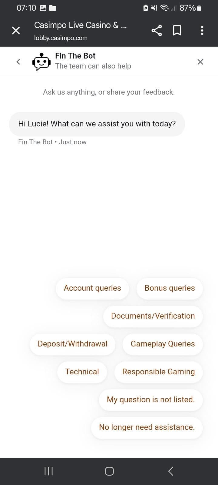 Common Customer Issues 