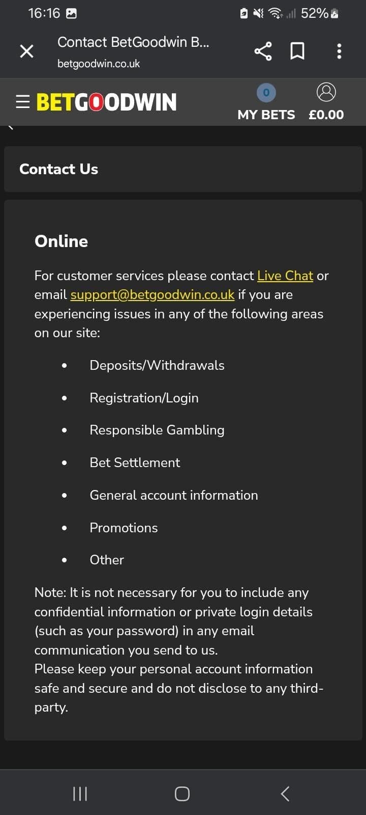 Contact Us Betgoodwin