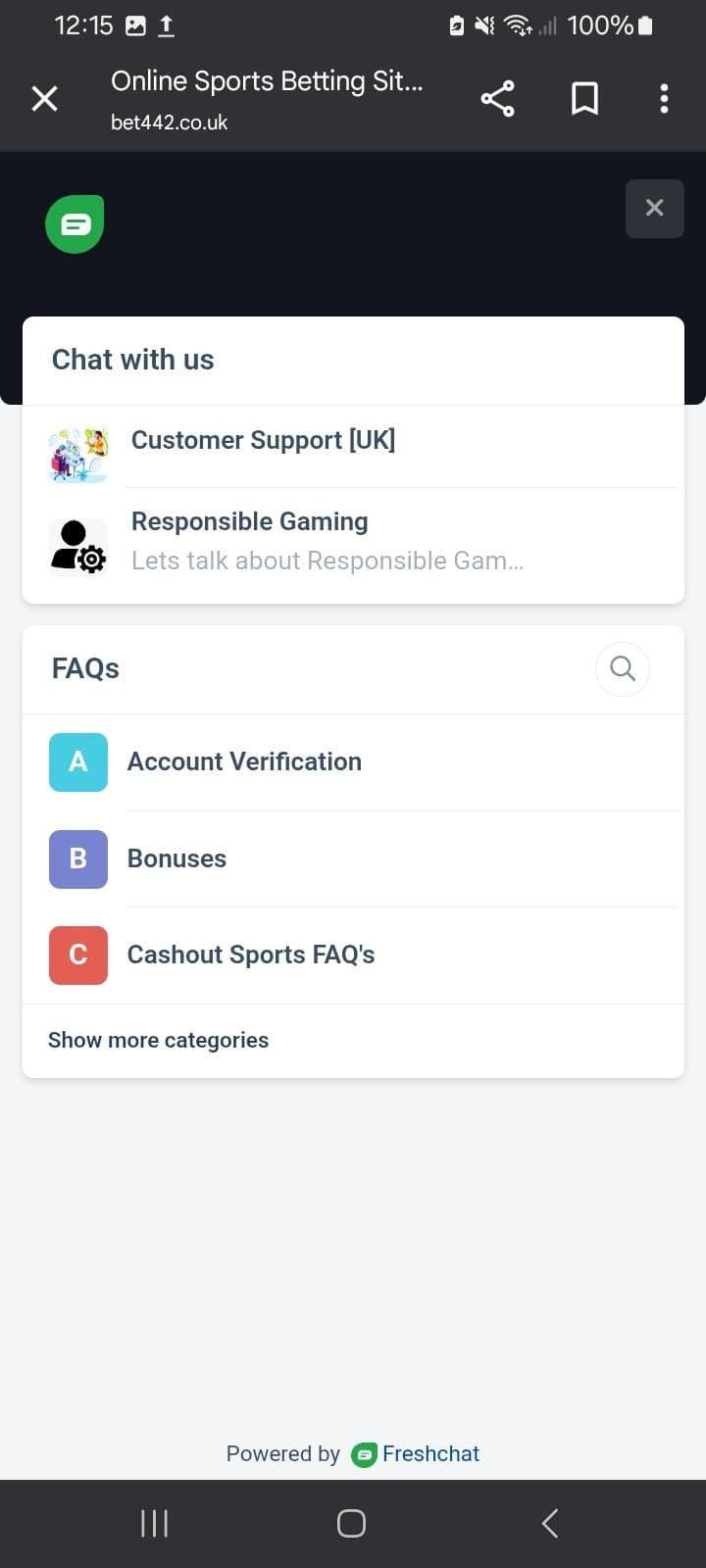 Customer Support Channels at Bet442.jpg