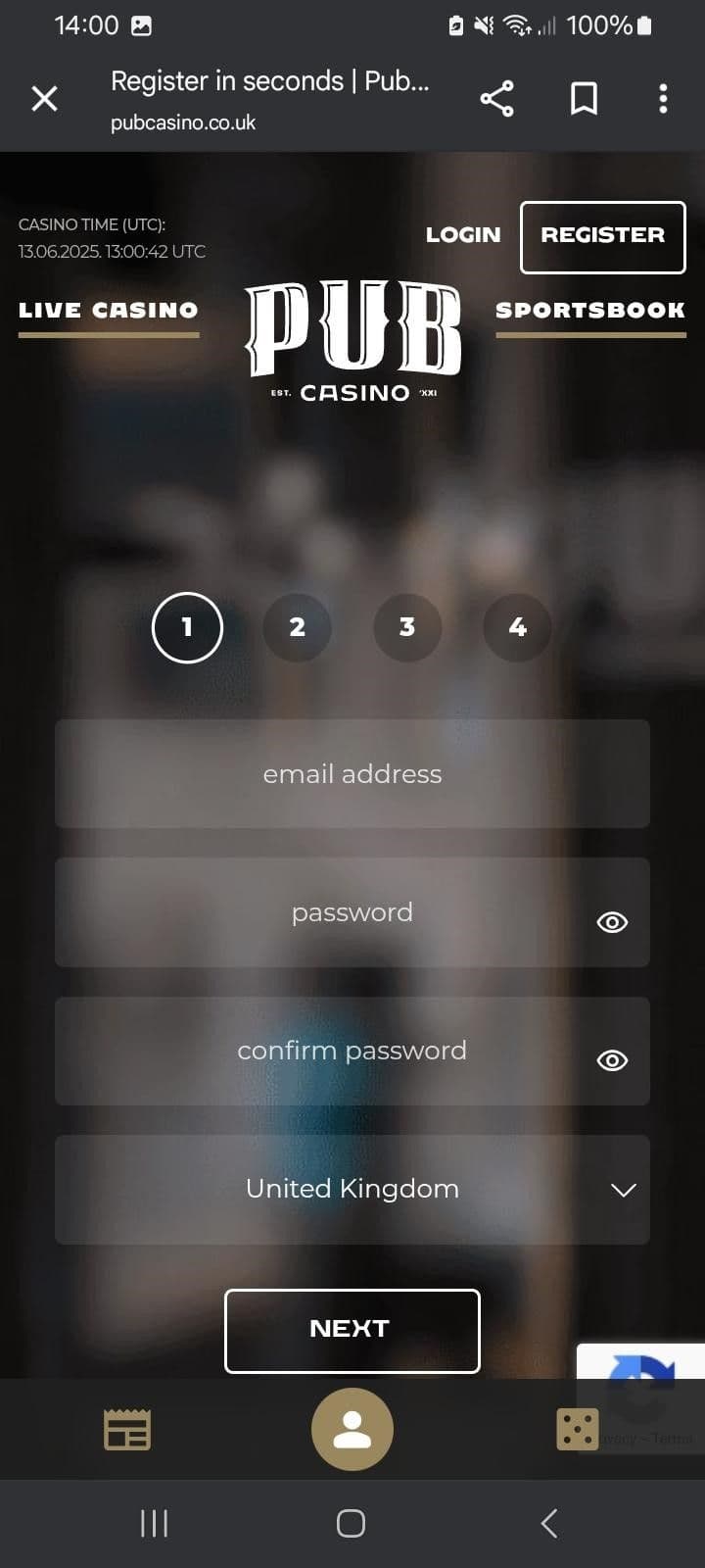 Enter Info