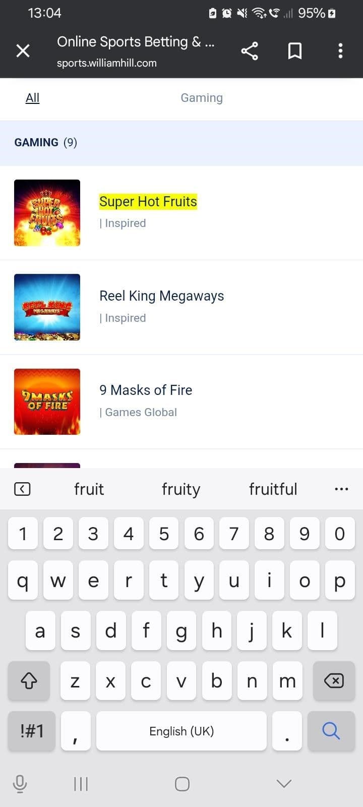 Find Super Hot Fruits slot