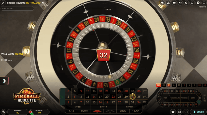 Fireball Roulette Live Review