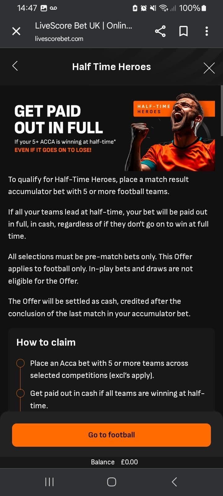 Football Half-Time Heroes