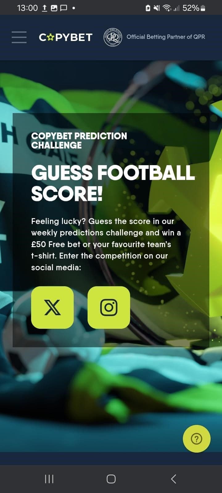 Football Predictions Challenge