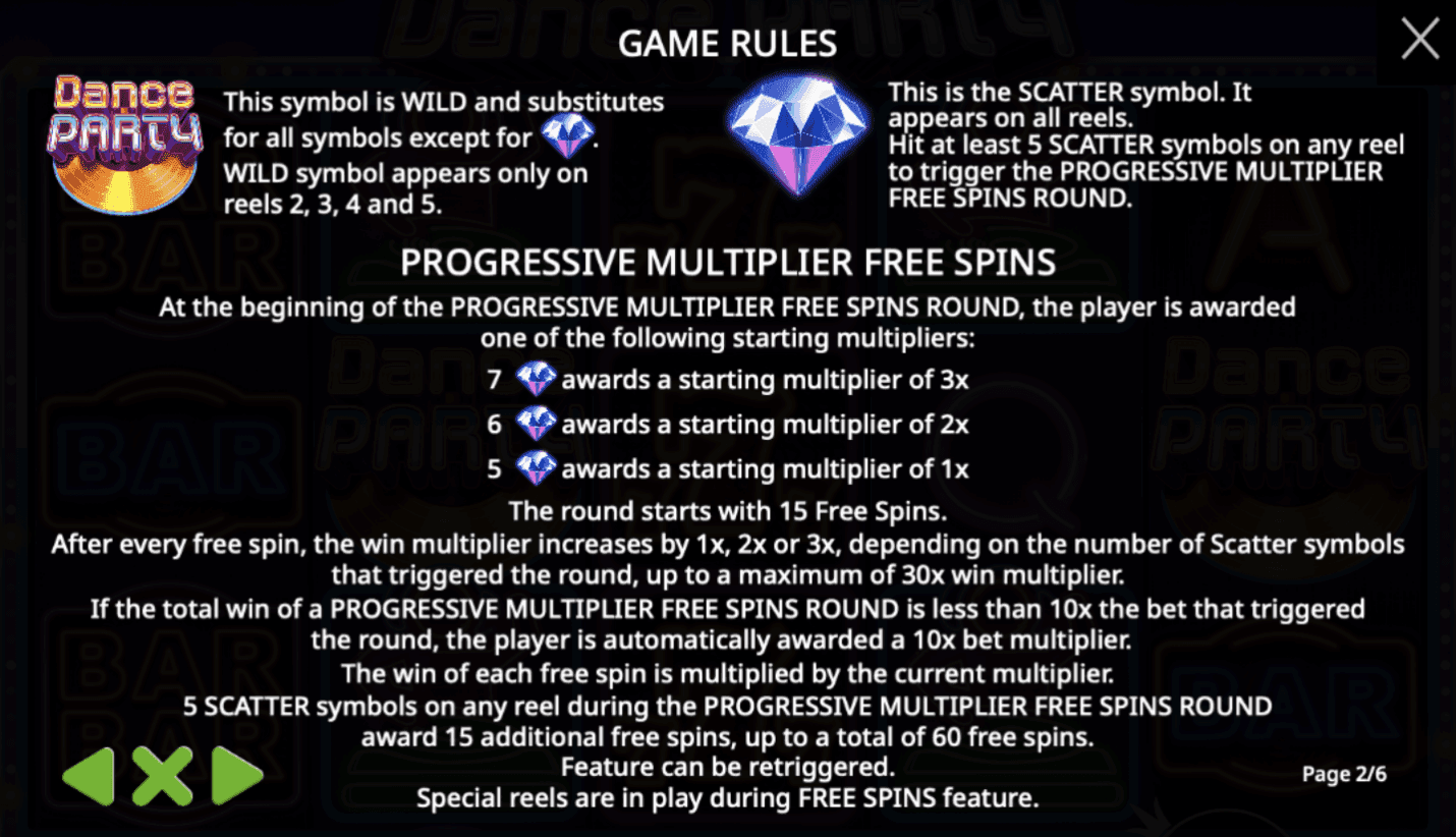 Free Spins Round dance party