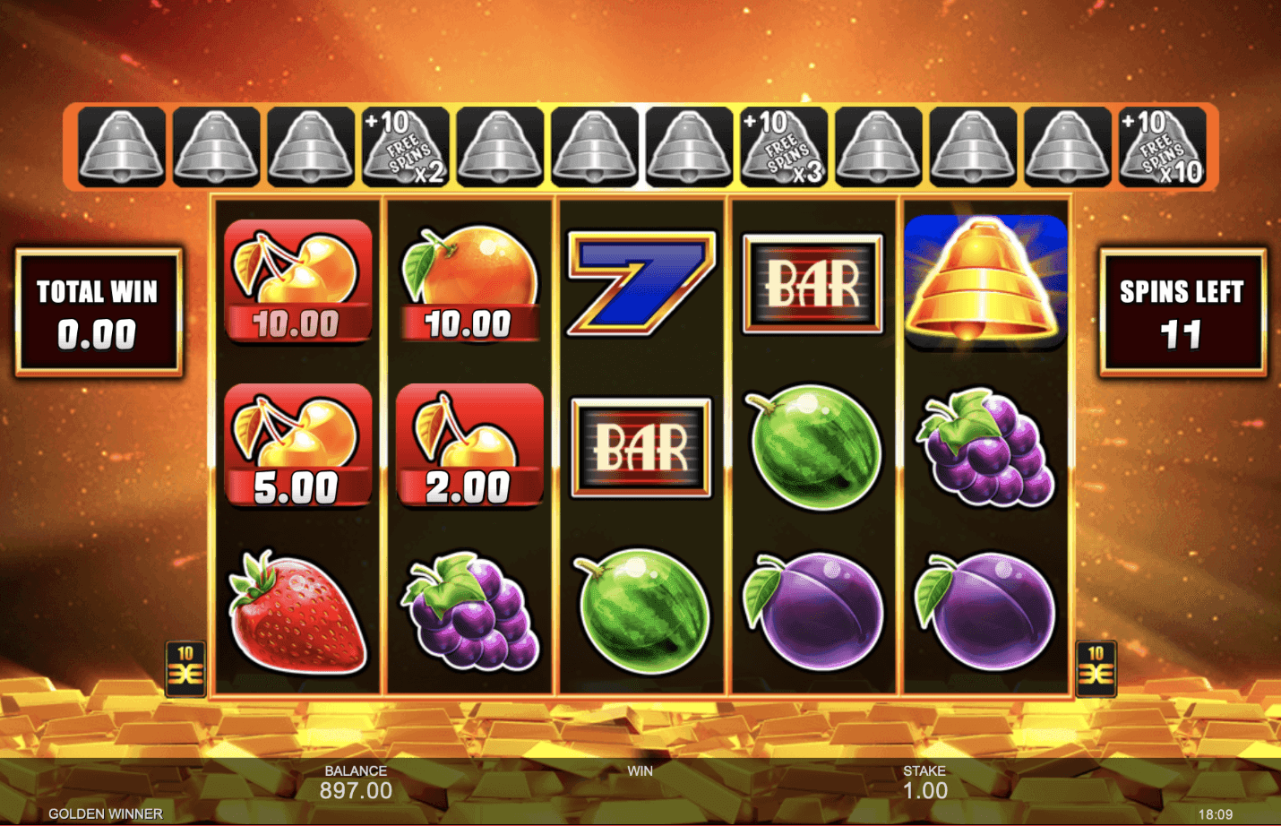 Free Spins golden winner