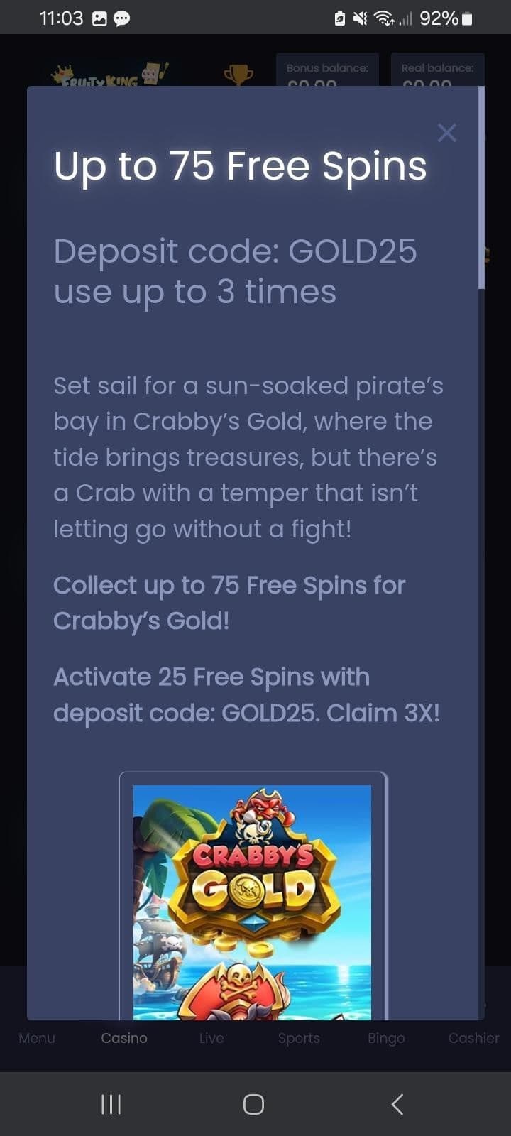 Fruity King Bonuses