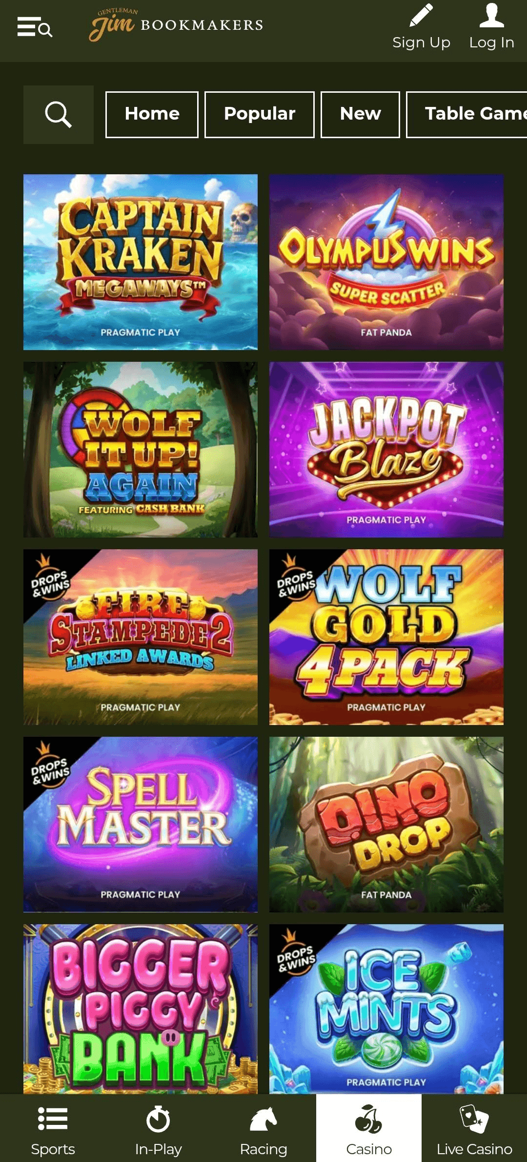 Gentleman Jim Slots