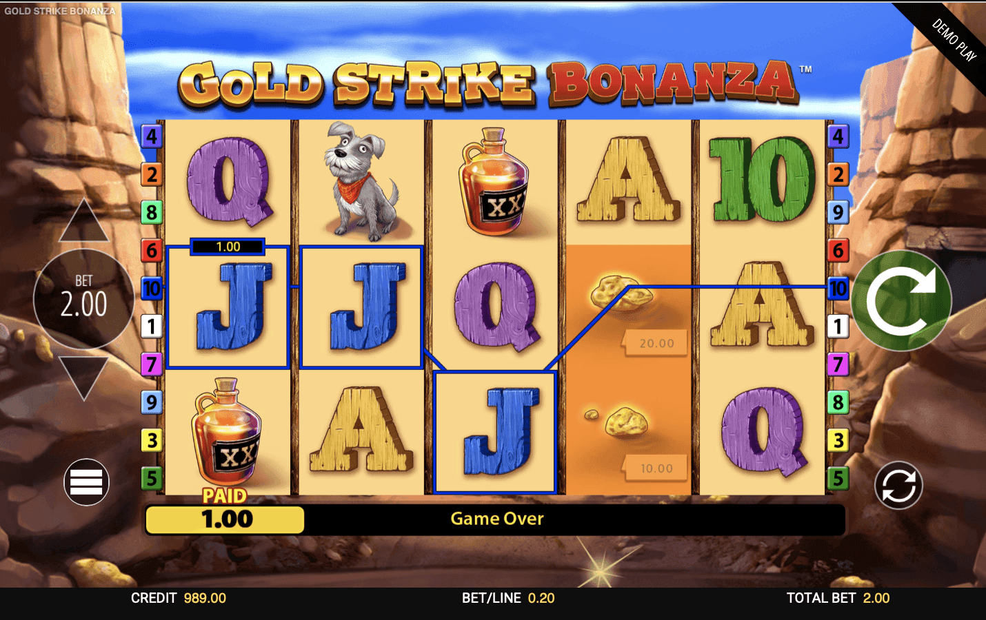 Get at least two of the highest-paying symbols 