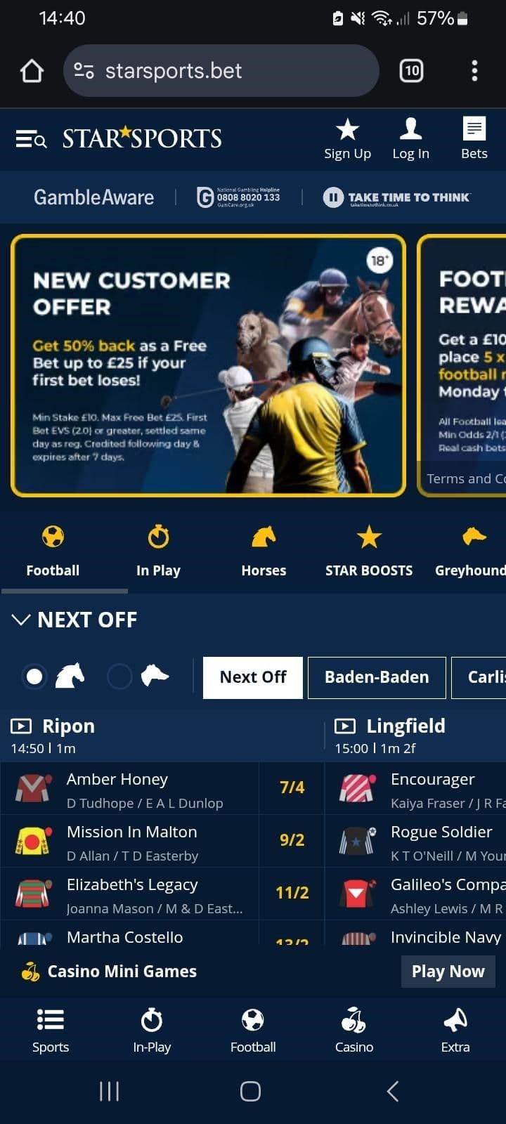 Go to the Star Sports website or app