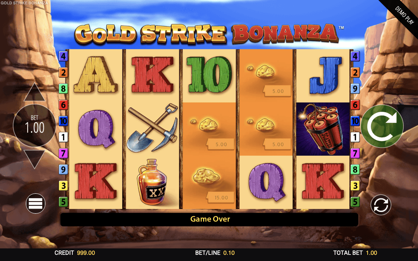 Gold Strike Bonanza Slot Demo & Review 