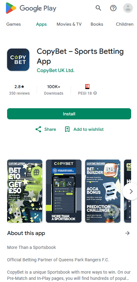 CopyBet App Download Guide