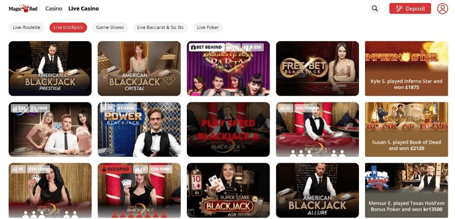 Head to the Cashier Red Deposits