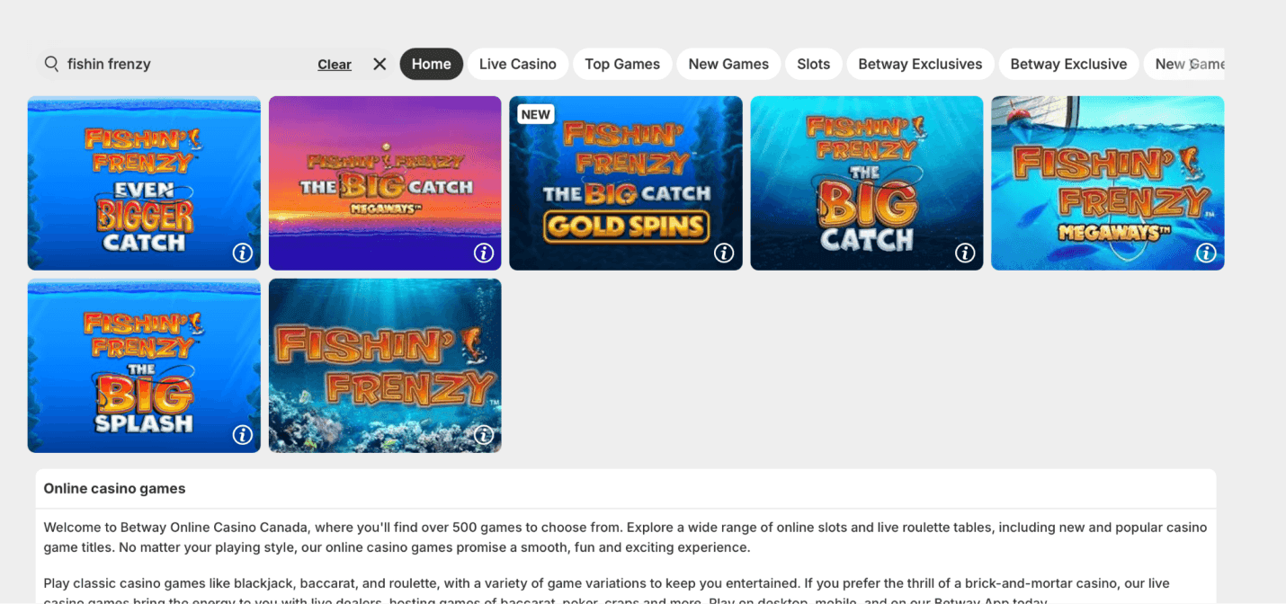 Head to your favourite site 