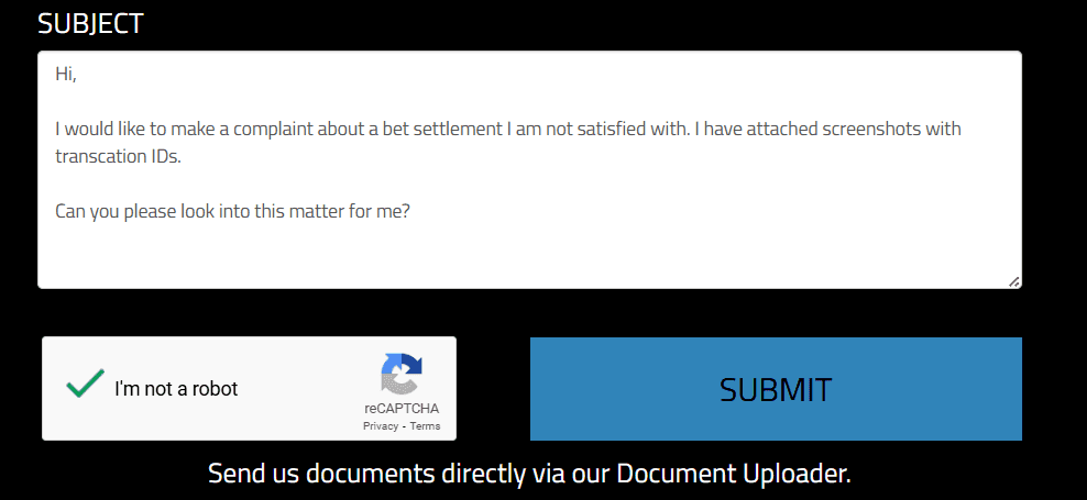 If the matter is not resolved