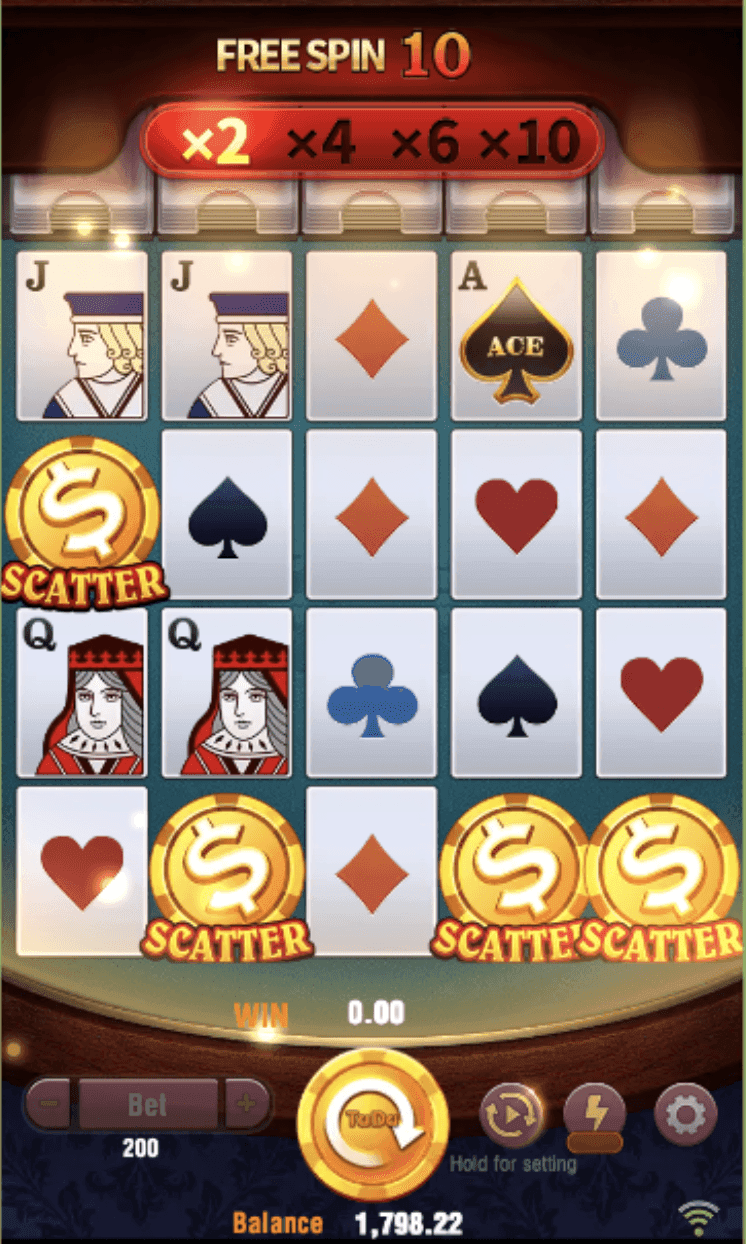 If you get three or more scatters