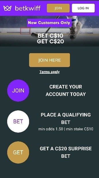 Kwiff Sports and Casino Welcome Bonus