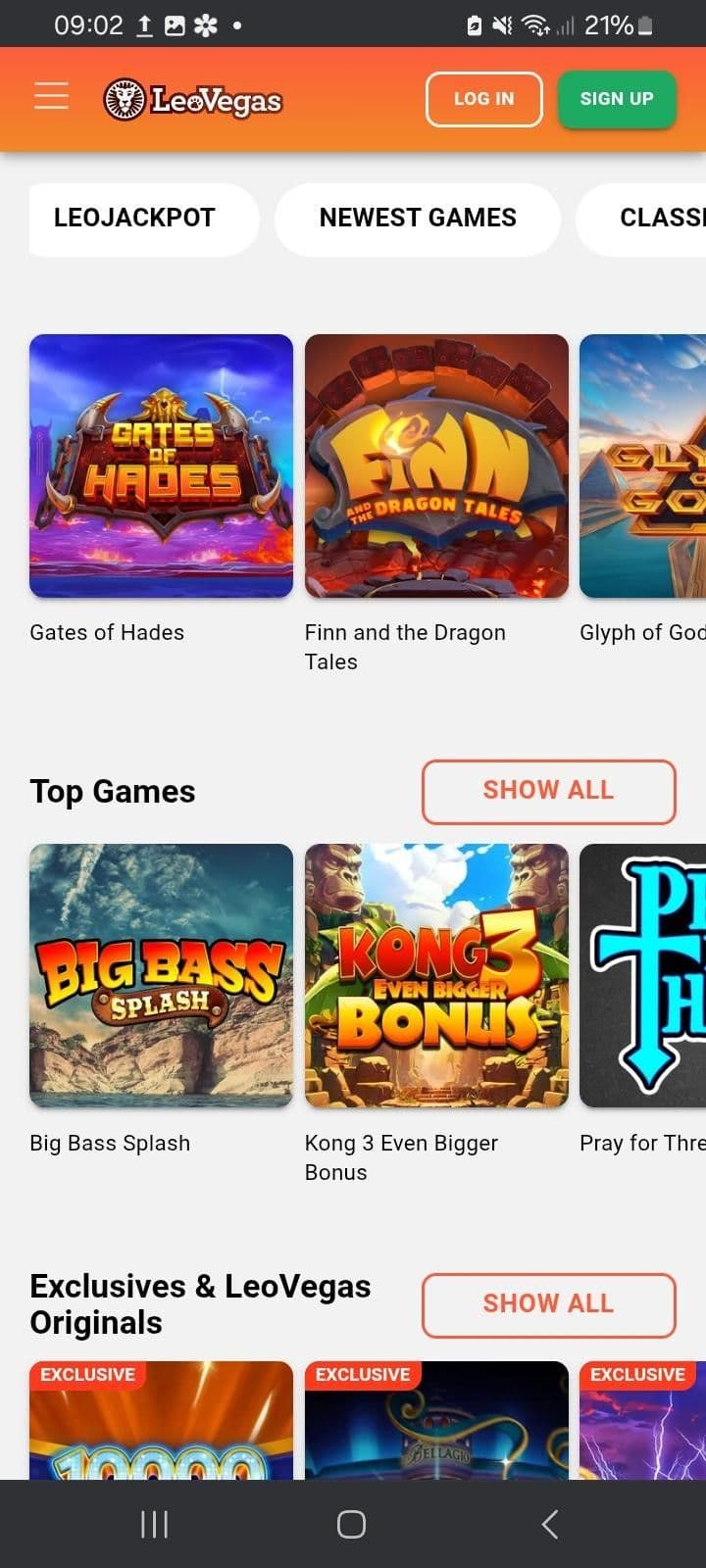 LeoVegas Casino Review