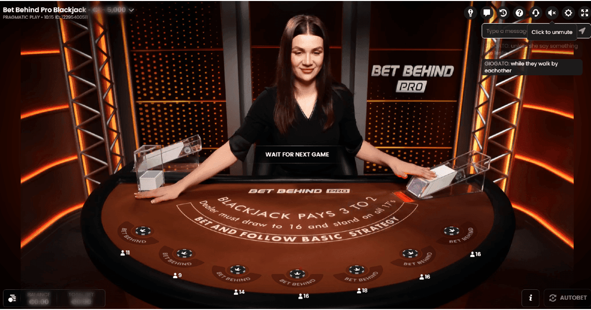 Live Blackjack Bet