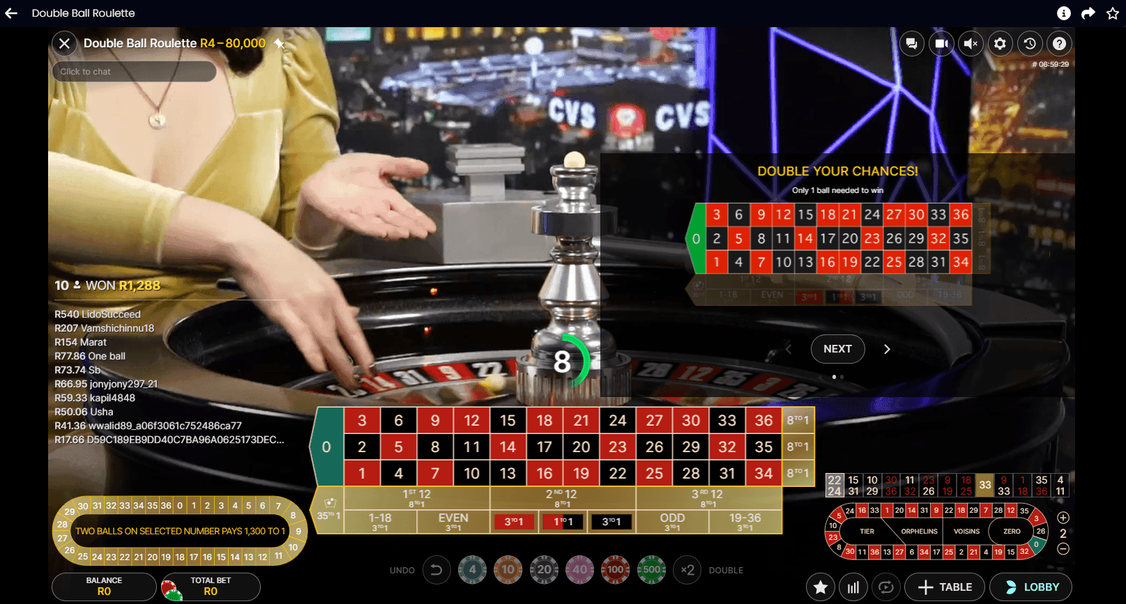 Live Double Ball Roulette Review