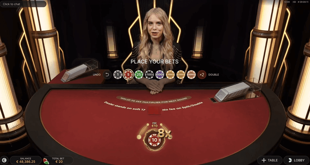 Live Lightning Blackjack Review 