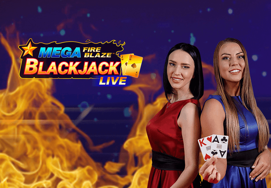Live Mega Fire Blaze Blackjack