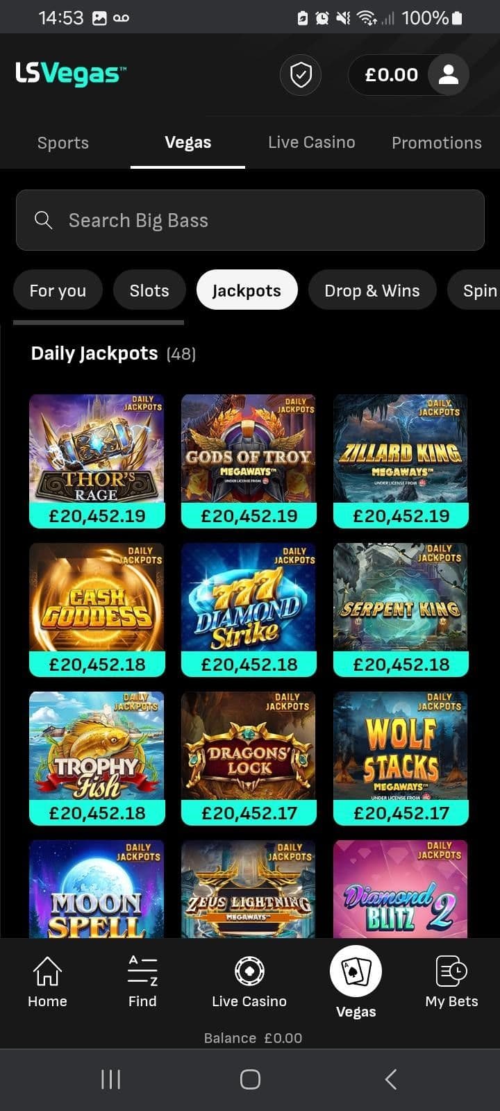 LiveScore Bet Slots 