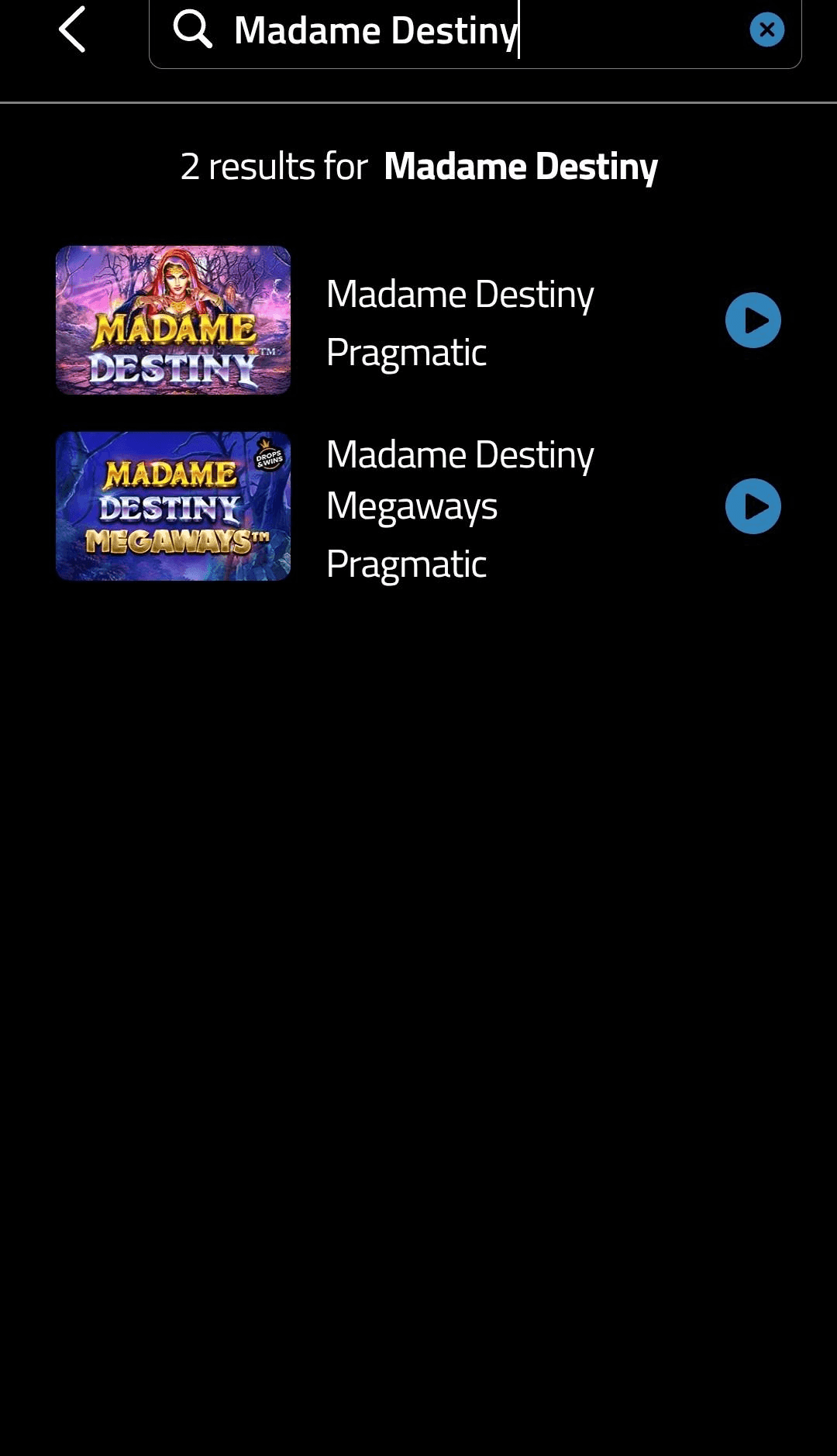 Load the Game Madame