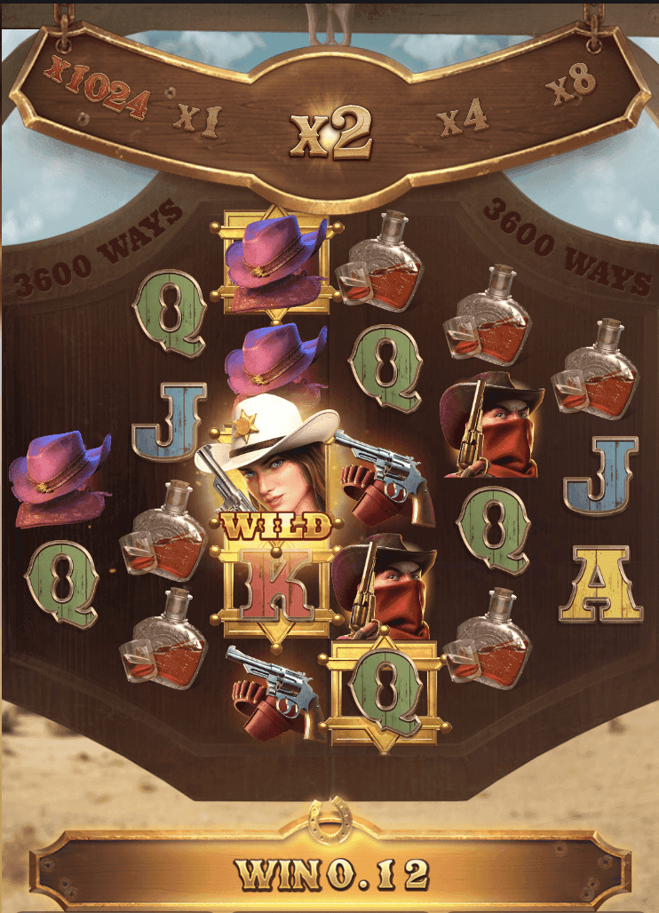 Look out for gold-framed symbols