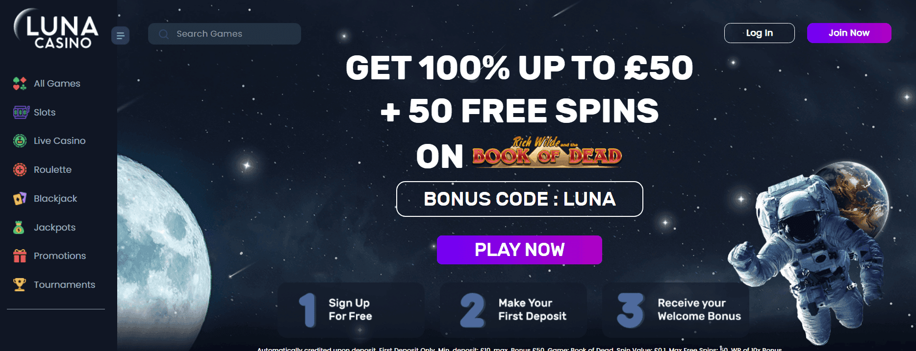 Luna Casino Bonuses & Promotions