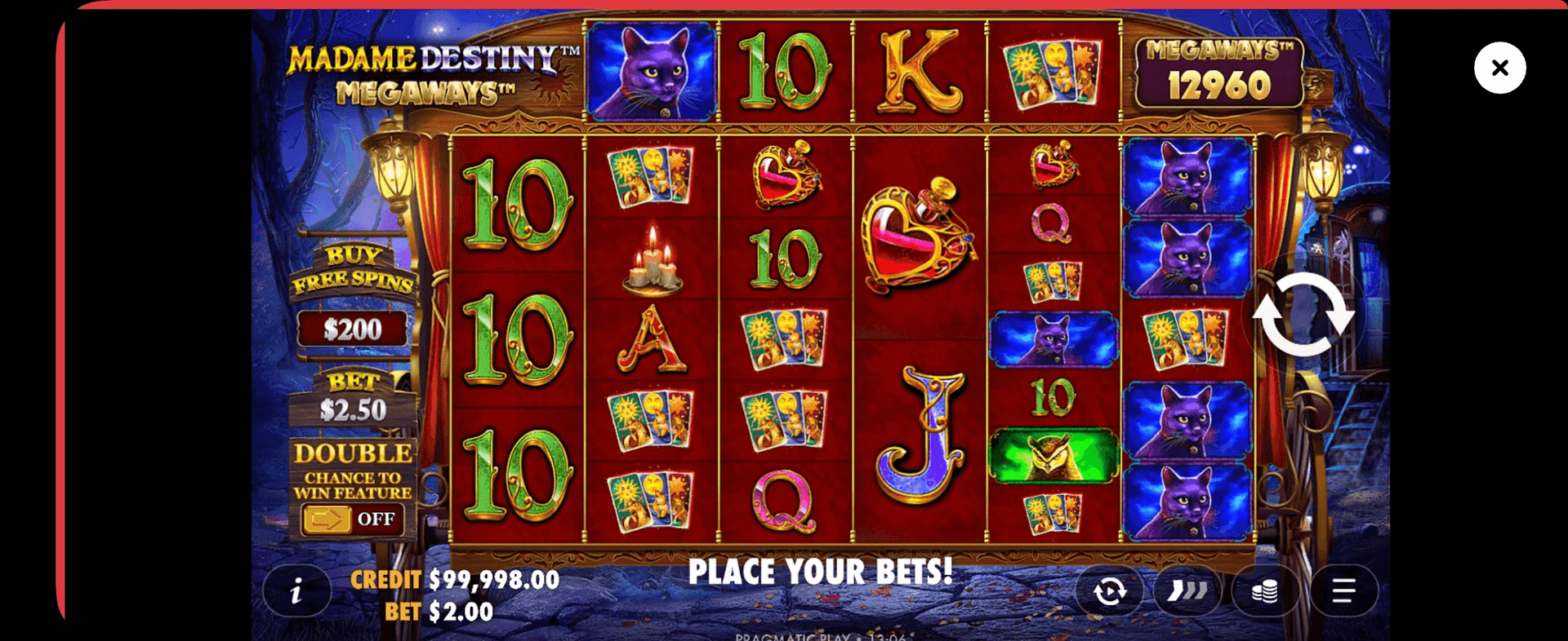 Madame Destiny Megaways Slot