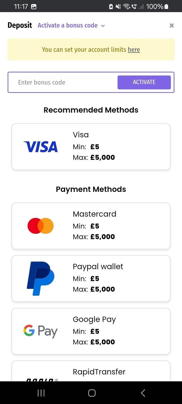 Make your first deposit blood suckers