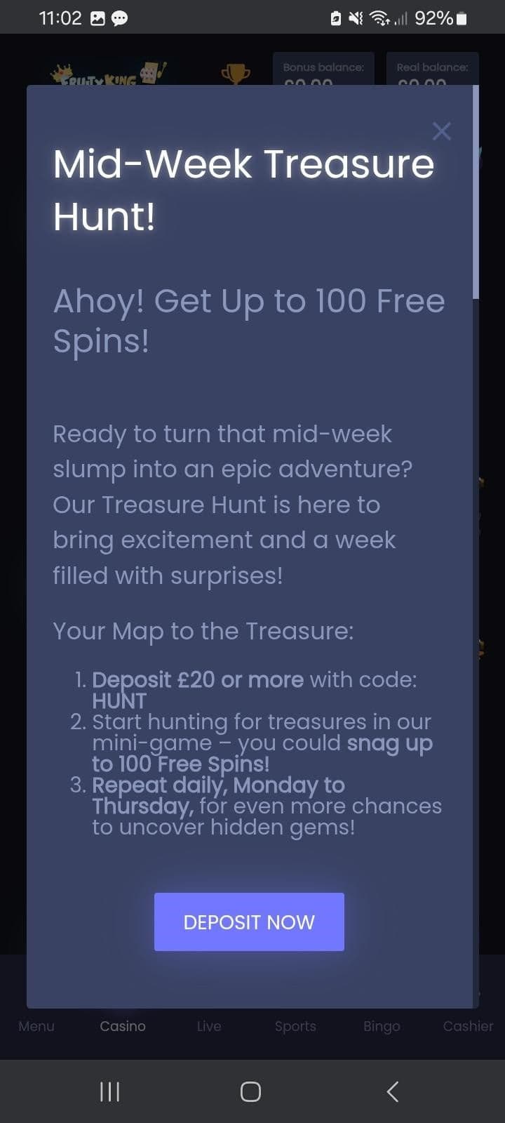 Mid-Week Treasure Hunt 