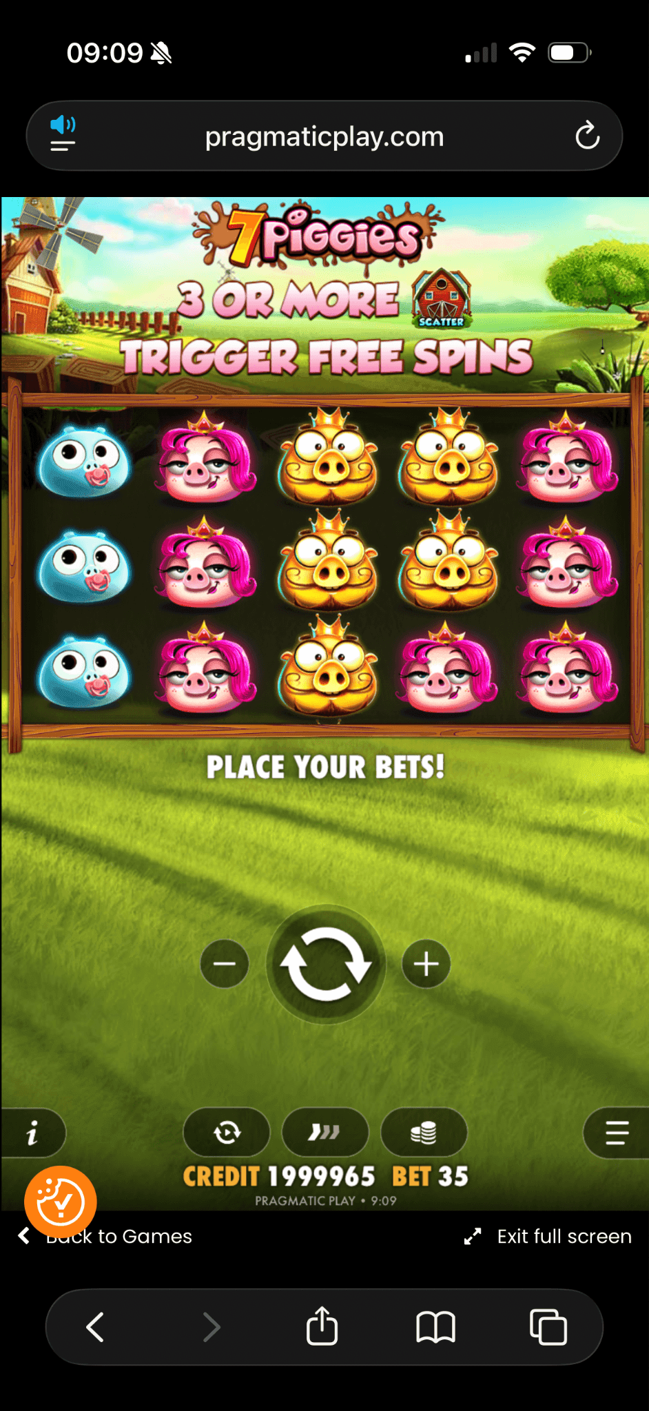 Mobile Play Experience  7 piggies